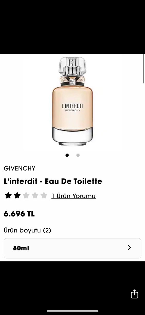 Givenchy L'Interdit 80 ml EDT - Görsel 4