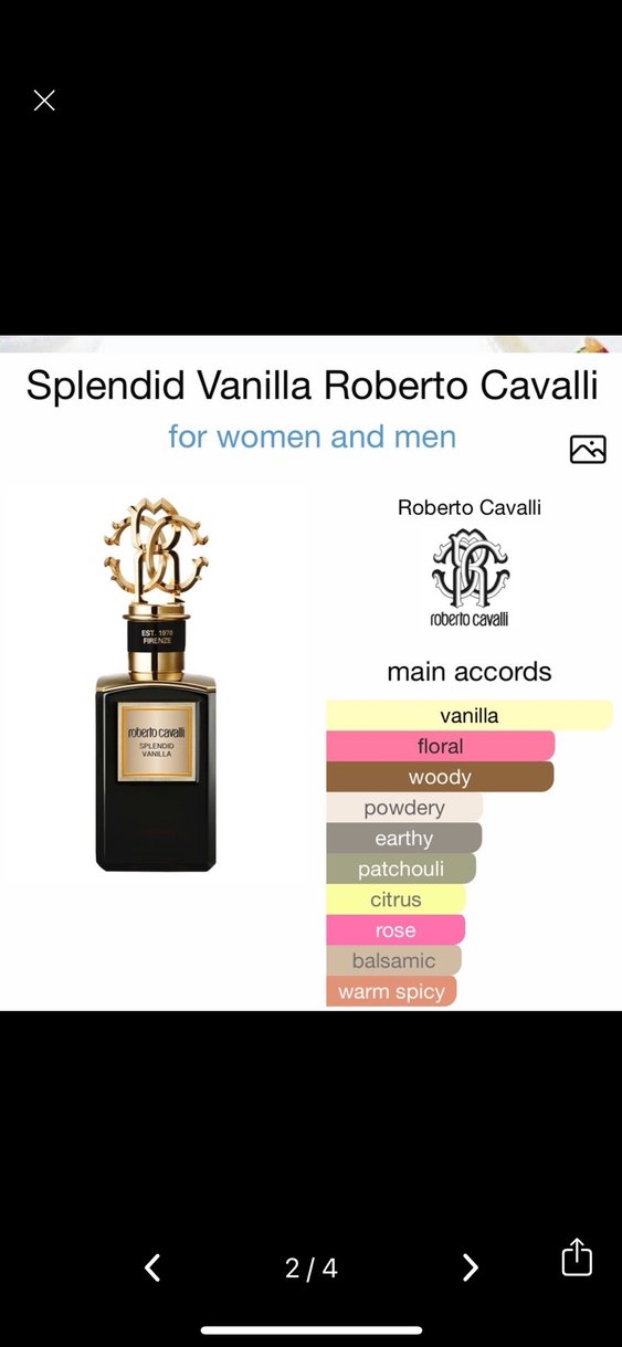 Roberto Cavalli Splendid Vanilla 5 ml EDP - Görsel 2