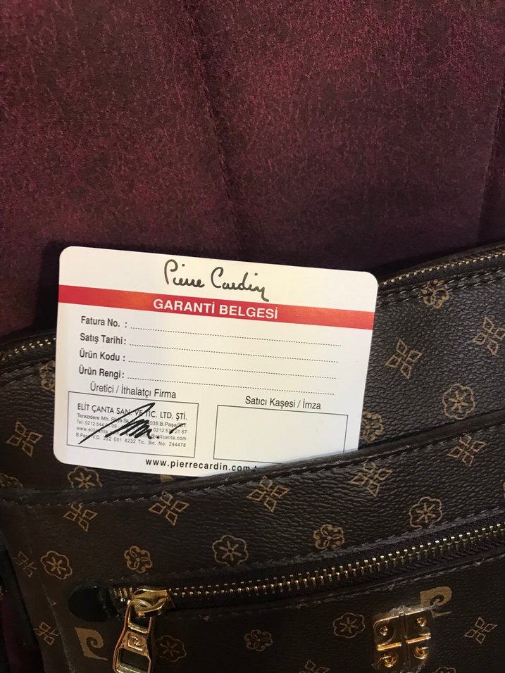 Kahverengi Baskılı Deri Kadın Çanta - Görsel 2