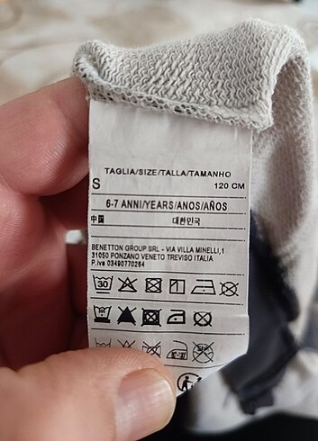 6 Yaş Beden Benetton Hırka