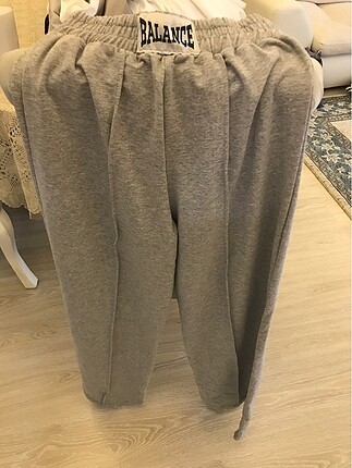 Etiketli wide leg bol eşofman