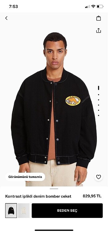 Bershka bomber ceket