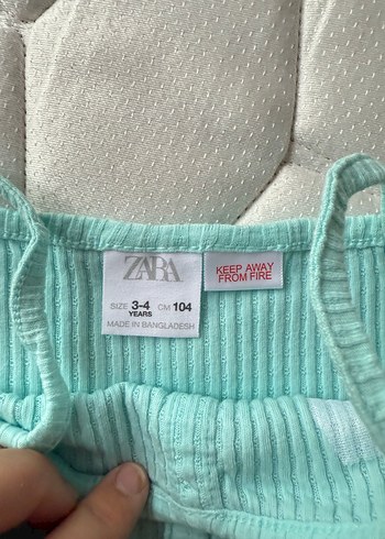 Nakışlı Düğmeli Turkuaz Kız - Görsel 2