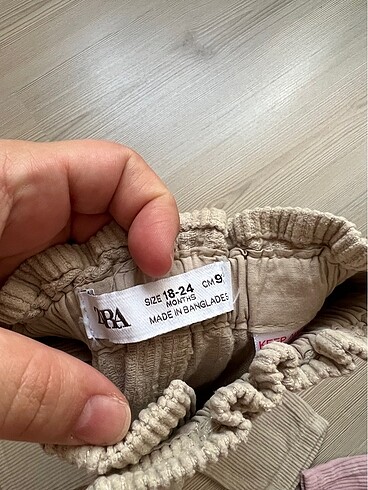 Zara Kadife pantolon