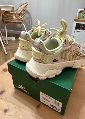 28 Beden Sarı Pastel Bağcıklı Sokak Stili Spor Ayakkabı