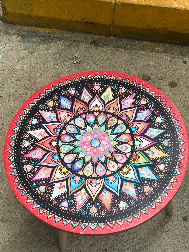 Uv baskılı sehpa - Görsel 3