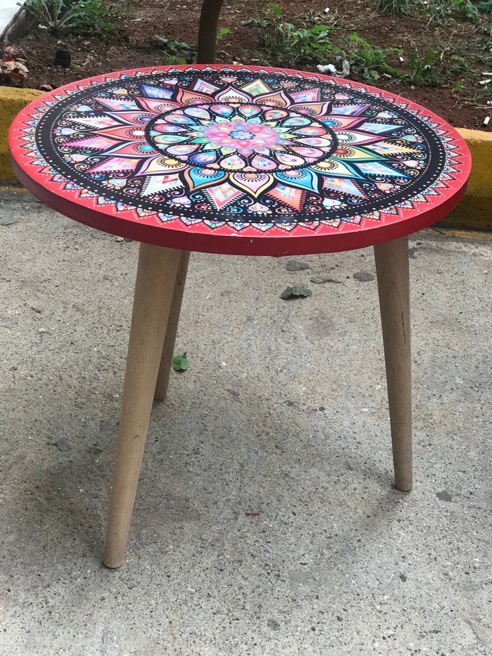 Uv baskılı sehpa - Görsel 2