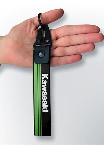 Kawasaki Yeşil Renkli Biker Anahtarlık