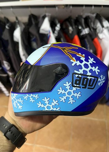 Mavi Parlak Baskılı kedi Kaskı - Görsel 3