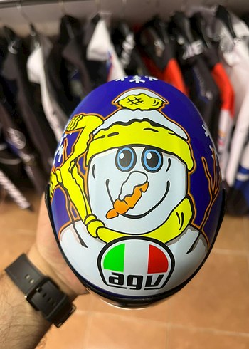 Mavi Parlak Baskılı kedi Kaskı - Görsel 4