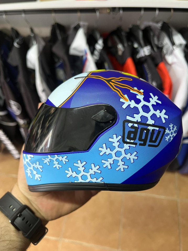 Mavi Parlak Baskılı kedi Kaskı - Görsel 3