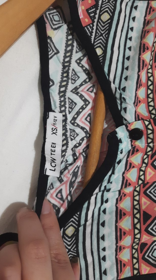 Bohem Çok Renkli Uzun Kız Tulum - Görsel 4