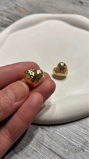 Diğer Gold kalp küpe