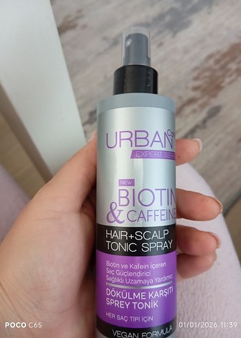 Biotin & Kafein İçeren Saç ve Saç Derisi Sprey Toniği - Görsel 2