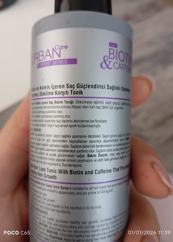 Biotin & Kafein İçeren Saç ve Saç Derisi Sprey Toniği - Görsel 3