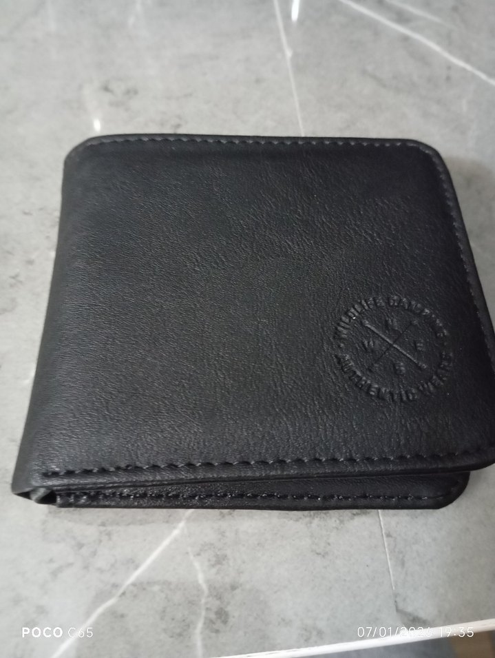 Siyah Minimalist Erkek Cüzdan - Görsel 5