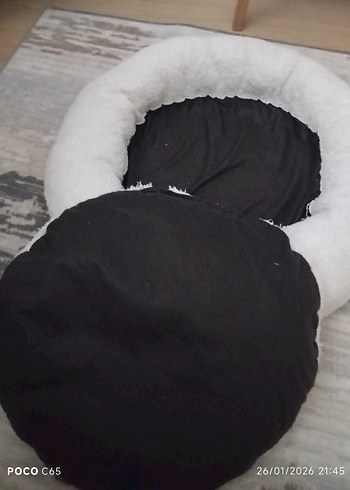 Beyaz Yumuşak Düz kedi minderi - Görsel 5