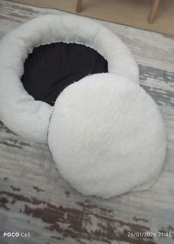 Beyaz Yumuşak Düz kedi minderi - Görsel 4