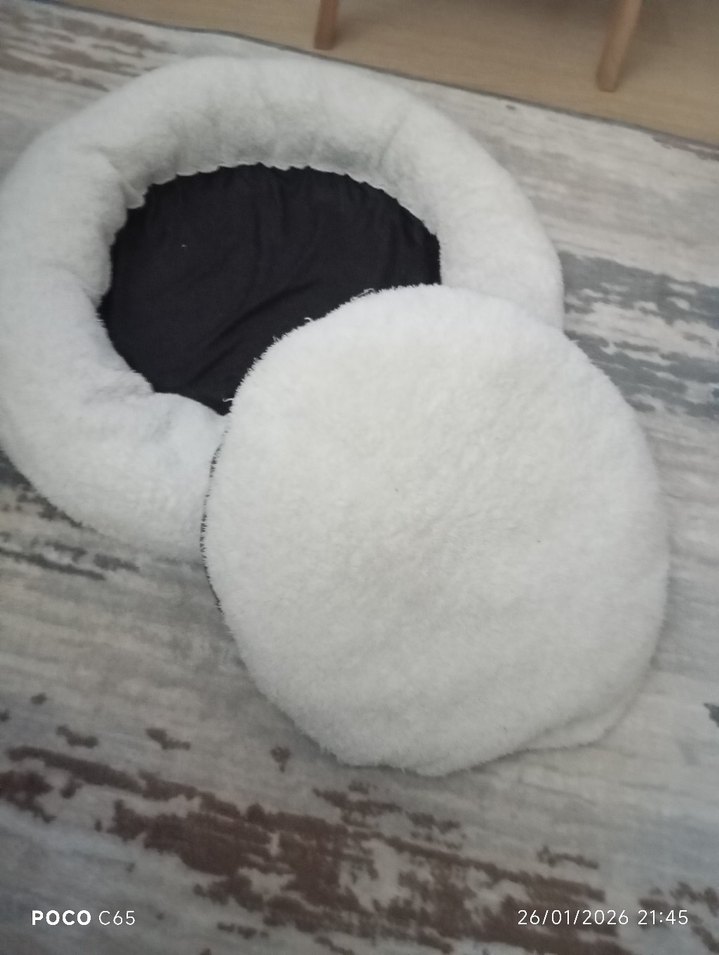 Beyaz Yumuşak Düz kedi minderi - Görsel 4