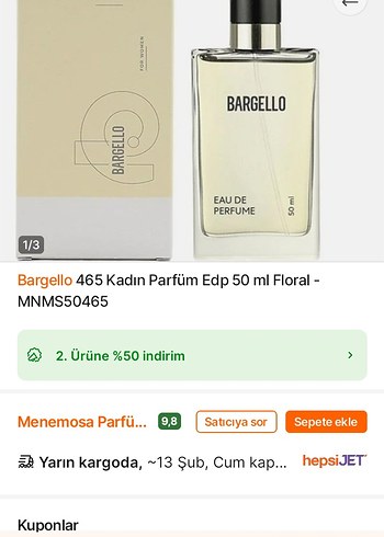 Bargello Eau de Parfum Kadın Parfümü - Görsel 7