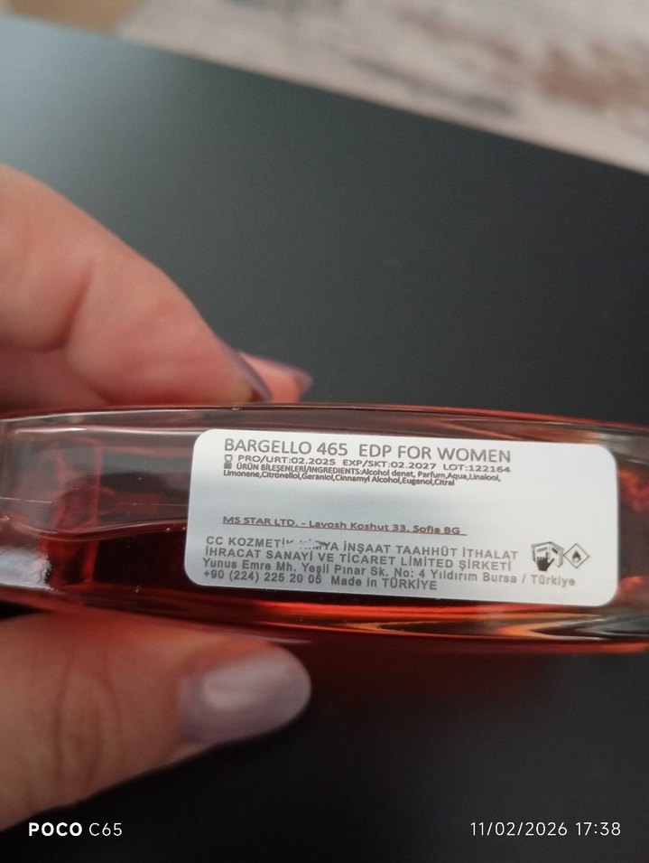 Bargello Eau de Parfum Kadın Parfümü - Görsel 5