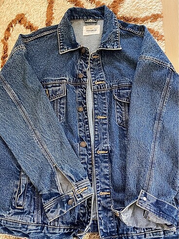 l Beden lacivert Renk Pull and bear kot ceket