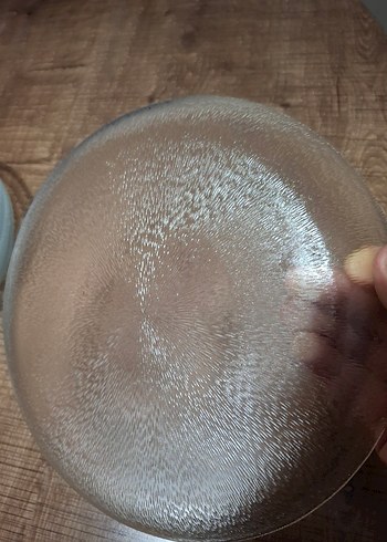 Beyaz Düz Cam Tabak Seti - Görsel 2