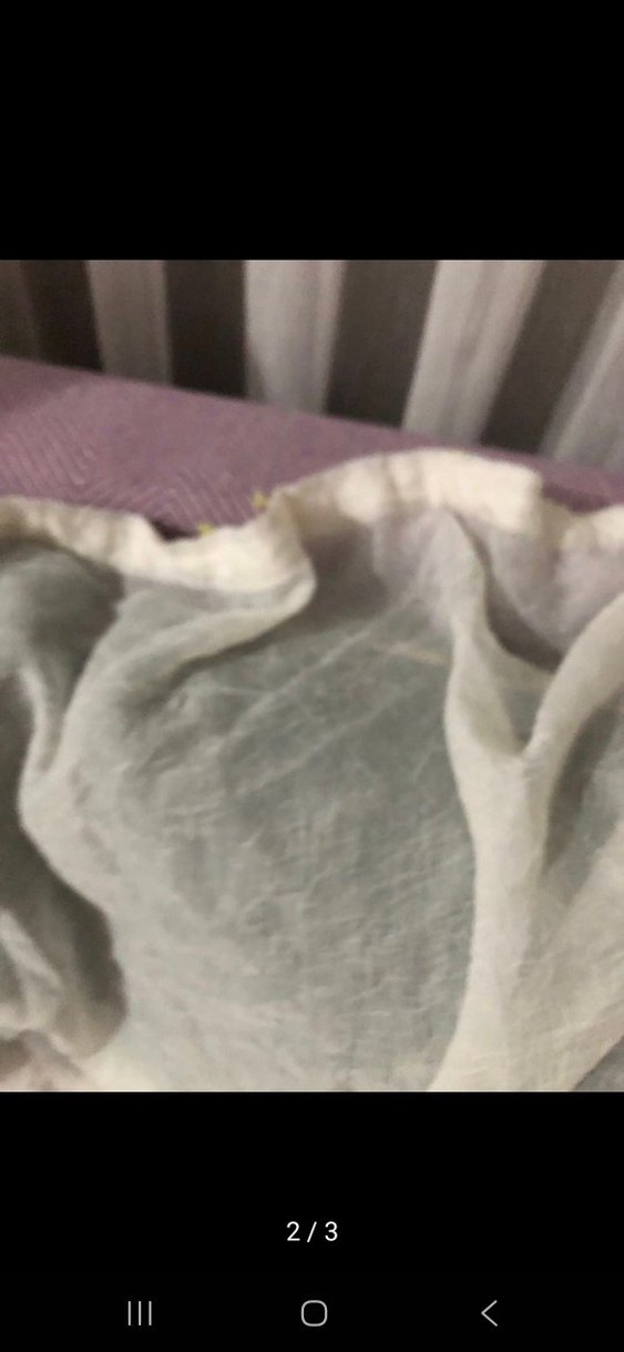 İşlemeli Beyaz Bohem Perde - Görsel 3