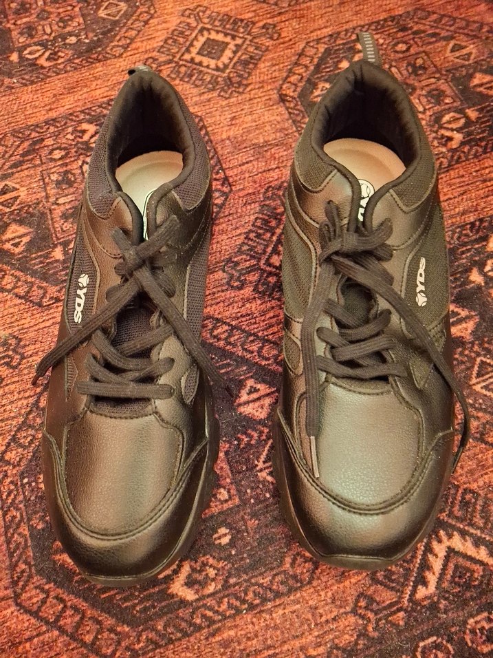 Kahverengi Yılan Desenli Dolgu Topuklu Spor Ayakkabı - Görsel 3