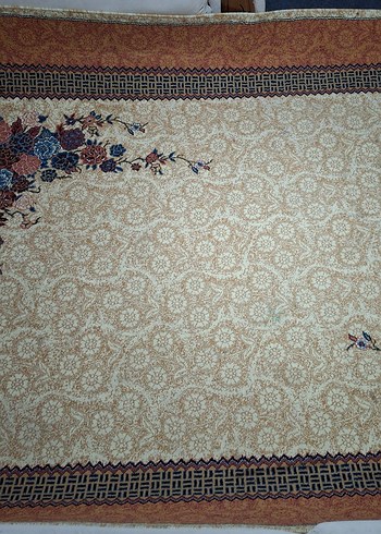 Çiçek Desenli Çok Renkli Geleneksel Halı - Görsel 5