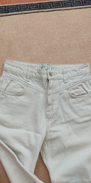 26 Beden ten rengi Renk Mom jean