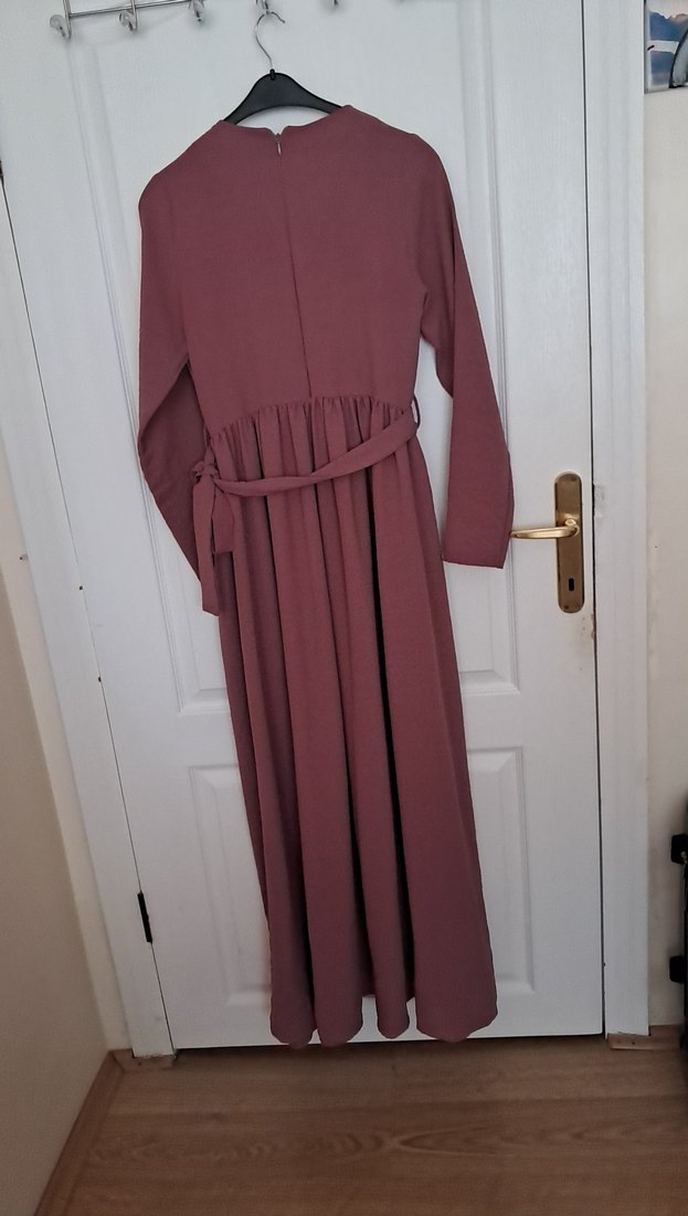 Düğmeli Uzun Kadın Modest Tulum - Görsel 4