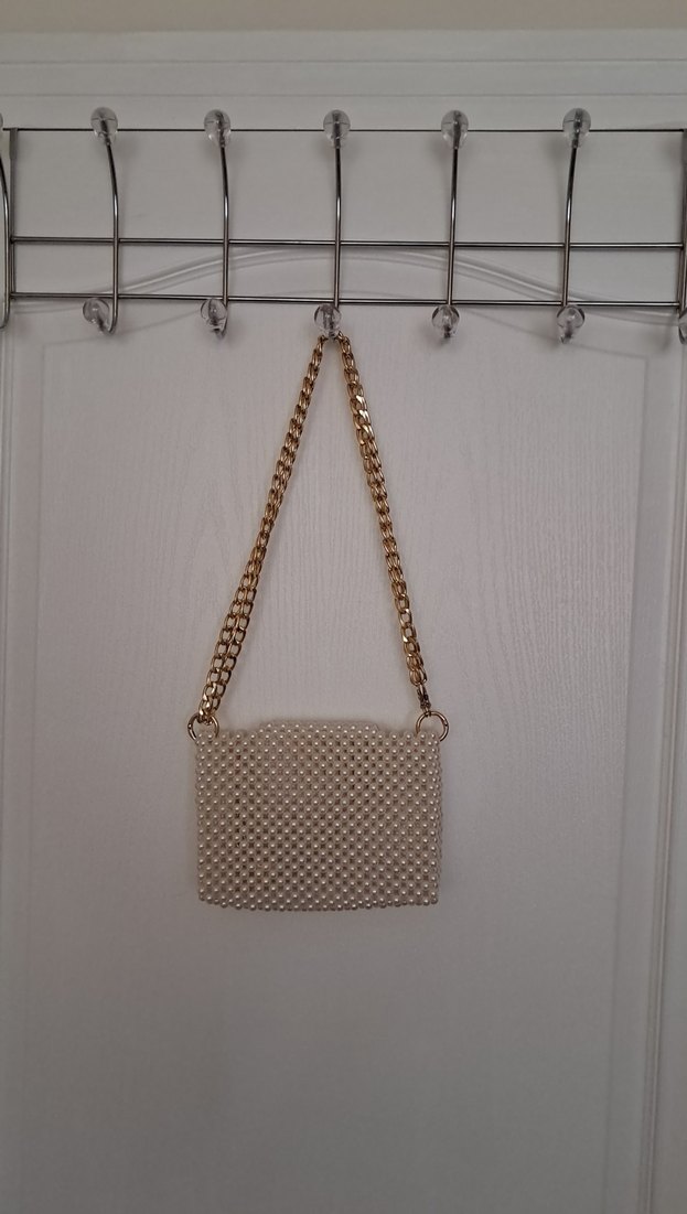 Zincir Detaylı İnci Kadın Çanta - Görsel 3