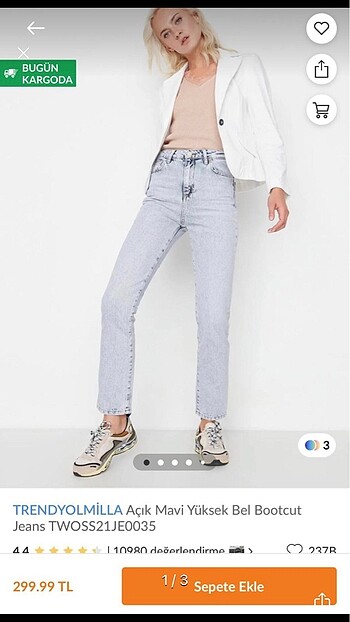 Trendyolmilla jean boatcut