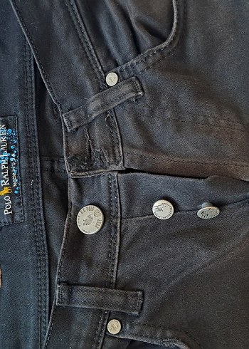 38 Beden Uspa Erkek Siyah Kot Pantolon