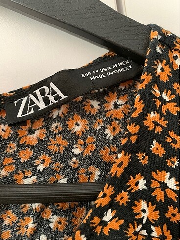 Zara Zara cicekli elbise