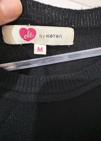 Siyah Koton marka Kadın Kazak - Görsel 3