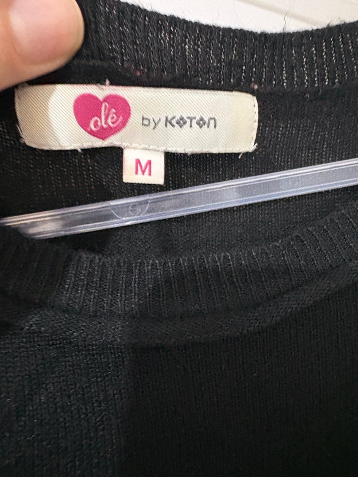 Siyah Koton marka Kadın Kazak - Görsel 3