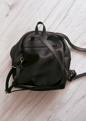 Fabrika siyah Kadın Sırt Çantası - Görsel 6