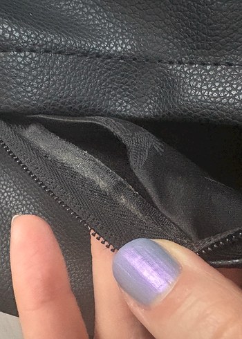 Fabrika siyah Kadın Sırt Çantası - Görsel 4