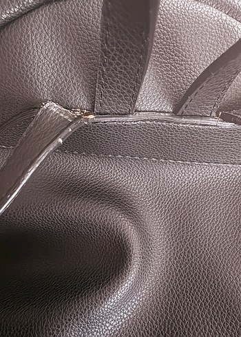 Fabrika siyah Kadın Sırt Çantası - Görsel 5