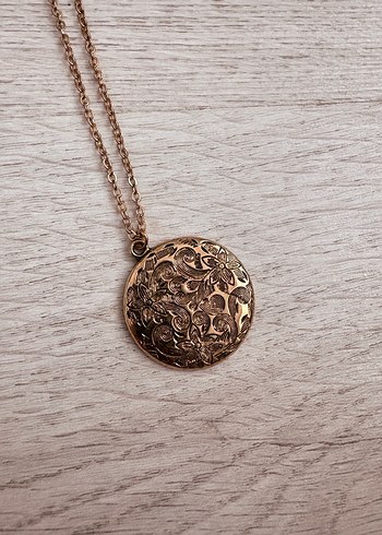 Altın Renkli Bohem Zincir Kolye - Görsel 2