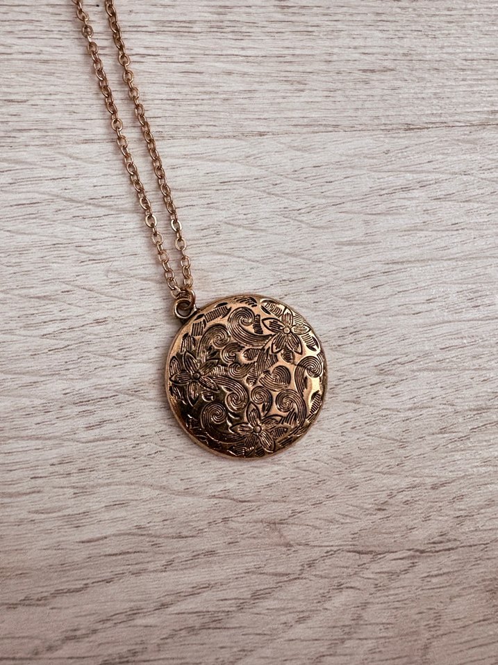 Altın Renkli Bohem Zincir Kolye - Görsel 2