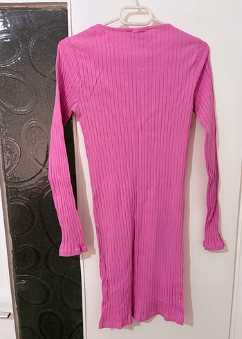 Pembe Kaskorse Elbise - Görsel 2