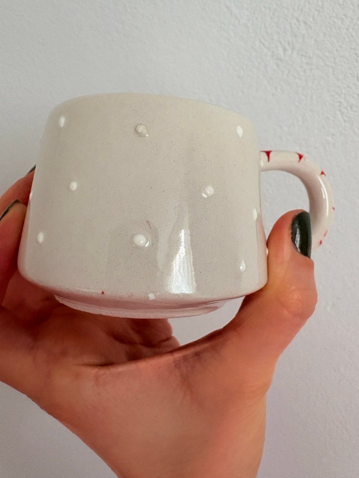 Kardan adam Seramik Kupa - Görsel 4