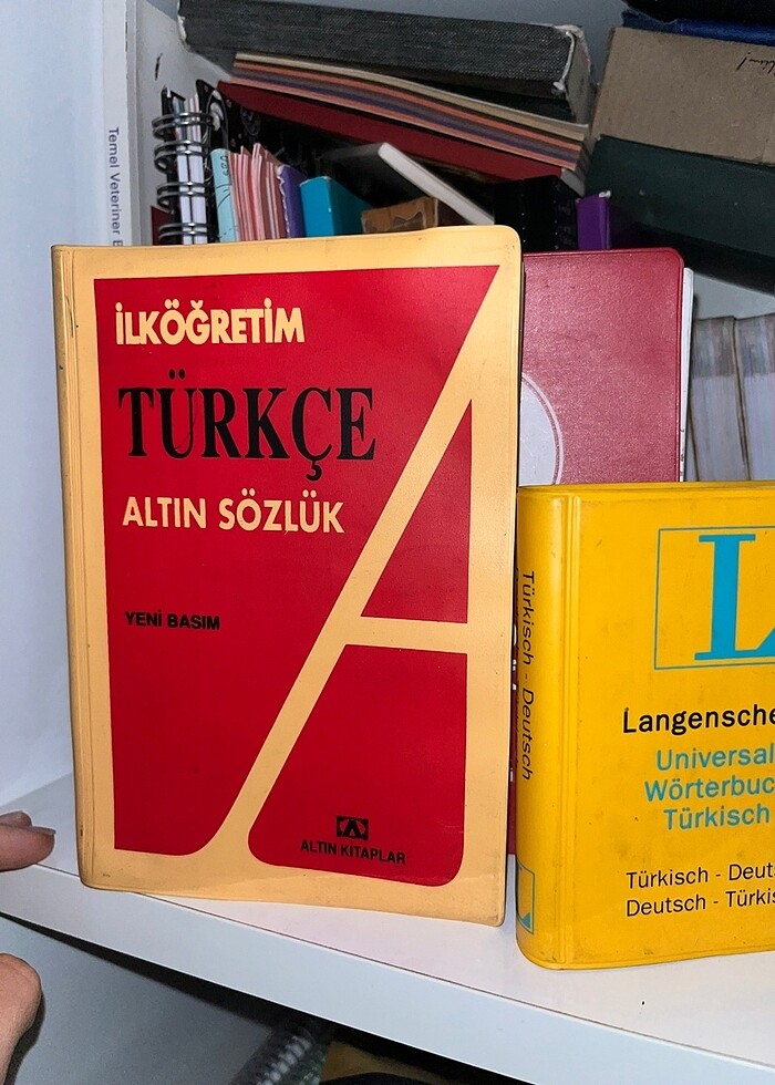 Almanca türkçe İngilizce  3 sözlük - Görsel 3