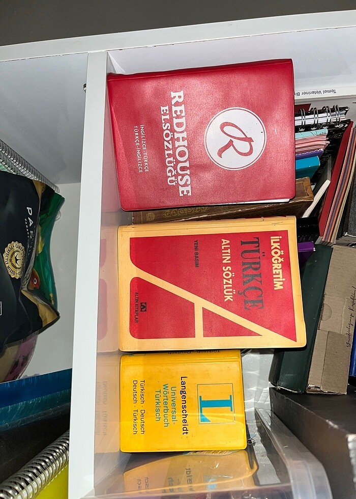 Almanca türkçe İngilizce  3 sözlük - Görsel 4