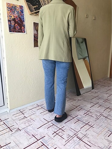 38 Beden haki Renk Blazer haki ceket