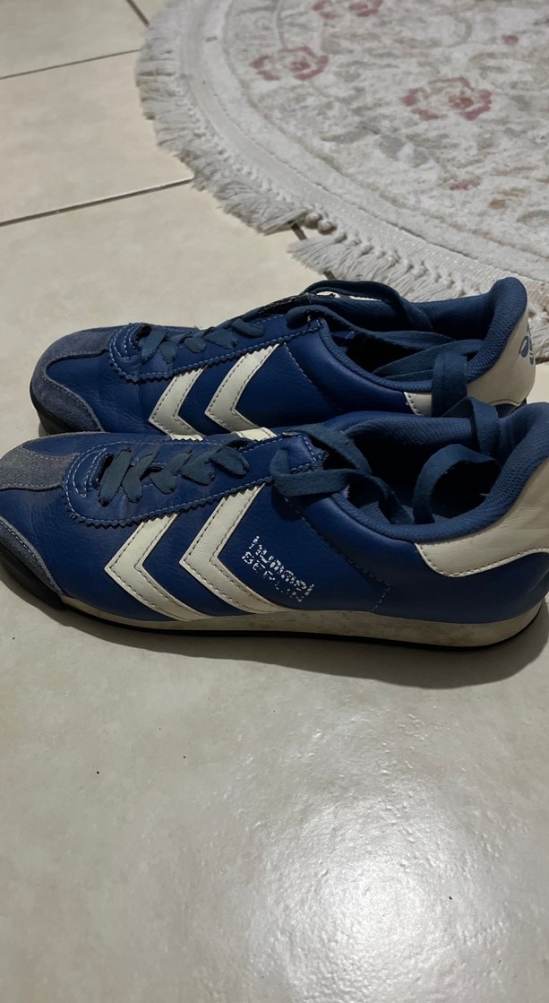 Lacivert Kadın Spor Ayakkabı Velcro Detaylı - Görsel 3