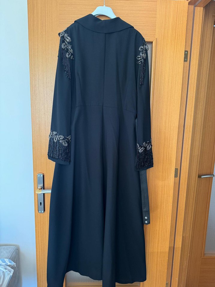 Nakış Detaylı Siyah Uzun Kadın Takım - Görsel 4